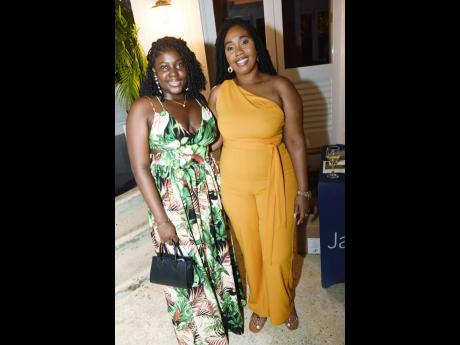 Executive assistant, Mikeda Richards (left) and marketing personnel Samantha Splatt, representing Sotheby’s International Realty.