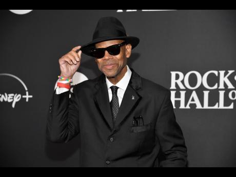 Jimmy Jam arrives at the Rock & Roll Hall of Fame Induction Ceremony last Friday.