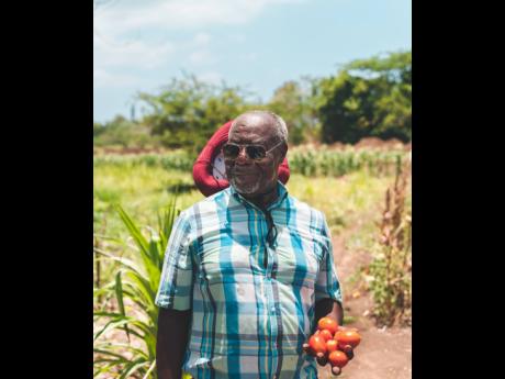 Daniel Grizzle on the farm.