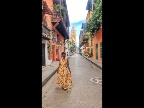Travelling with Toni-Ann can lead you to the streets of Cartagena in Colombia.