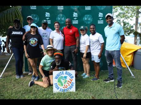 From left, Sharon Williams, cruise liaison officer, Jamaica Tourist Board; Kyle Mais, director, Jamaica Inn Foundation; Alexandra Ghisays, group PR manager, Couples Resorts;  Rojah Thomas, director, retail sales, Caribbean Producers Jamaica (CPJ); Debra Lo