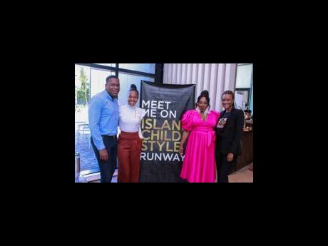 From left: Brandon Ferguson, runway coach; host and author Dr Terri-Karelle Reid; Norma Williams, style director; and Michelle Gordon, parenting consultant and executive producer of Island Child Style, share the lens.
