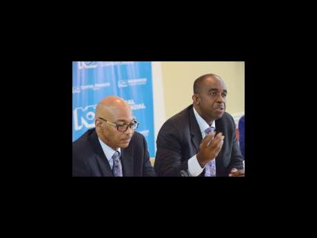 Former NCB Financial executives Dennis Cohen (left) and Patrick Hylton.