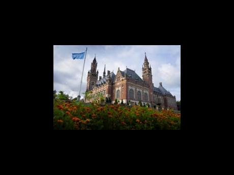 View of the Peace Palace which houses World Court in The Hague, Netherlands, as seen on September 19, 2023. 