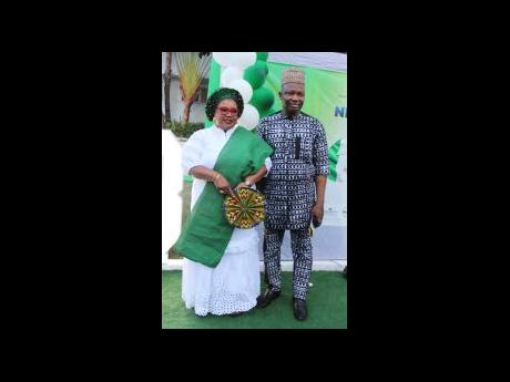 Nigerian High Commissioner to Jamaica Dr Maureen P. Tamuno and Minister Counsellor Tajudeen Epo Abdulkadir were the hosts of Nigeria’s 63rd Independence celebrations on Saturday, October 1. 