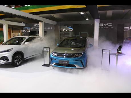 BYD came out with smoke for an added flare. 