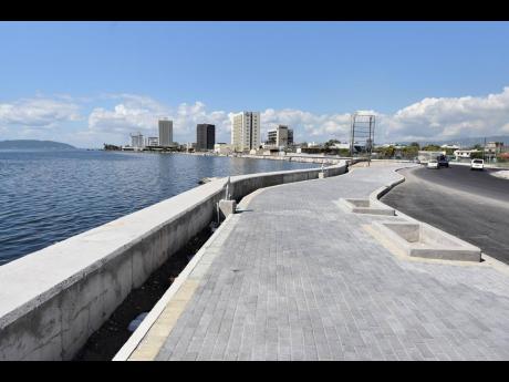 A view of a section of the shoreline by the Kingston Harbour.