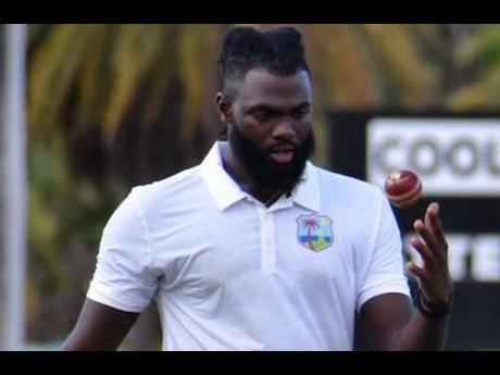 West Indies A fastbowler Jair McAllister.