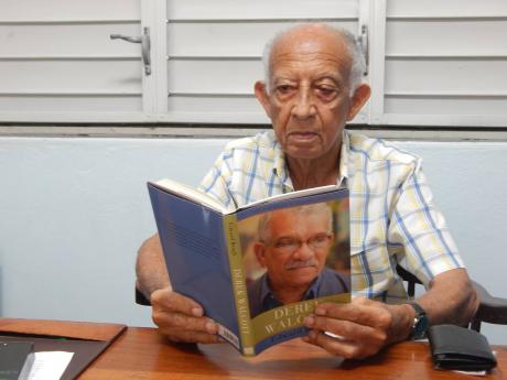  The cover of Dr Edward Baugh’s biography of Derek Walcott.