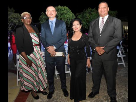 From left: Colombian Ambassador Emiliana Bernard-Stephenson; First Secretary and Deputy Head of Mission at the Embassy of Russia, Oleg Zhegl; Consul of Ecuador Clelia Barreto; and Honorary Consul to the Republic of Latvia, Robert Scott, add some diplomatic
