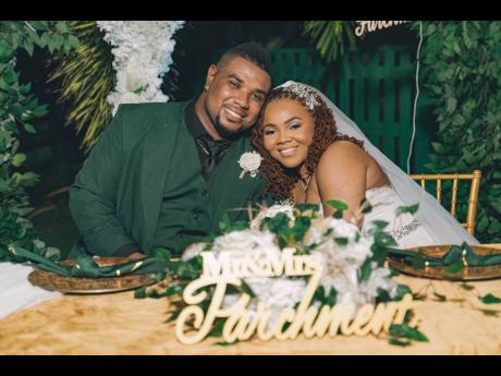 Credit: Contributed All smiles, the newly-weds Fabian and Chelsea settle into being the Parchments.