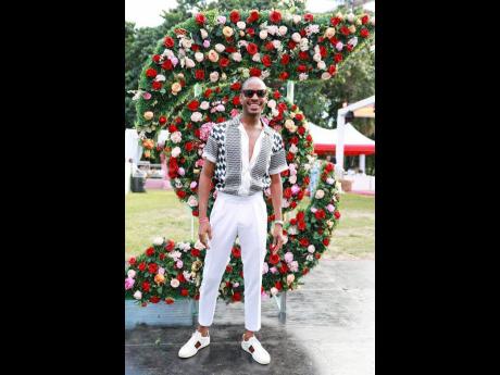 High fashion is on display as Mystique’s Valón Thorpe smiles at the camera.