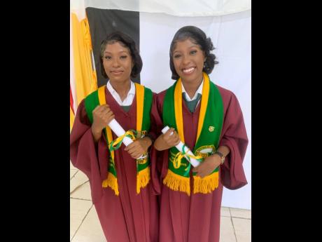 Twins Jaylene and Justine Blake