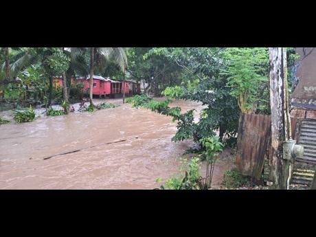 Breastworks in East Portland was among the areas affected by heavy flooding yesterday.