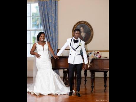 Credit: Contributed The bride and groom, Danaia (left) and Jahzeal Clarke.