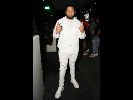White was the colour of the night. Not to be outdone, Romeich donned a crisp all-white fit.