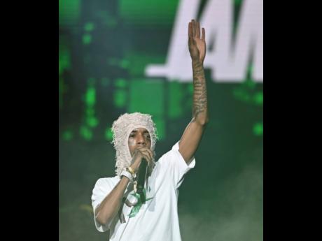 Kraff performing at Chris Brown and Friends concert last August.