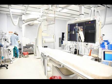 The biplane catheterisation laboratory at the Bustamante Hospital for Children.