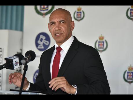 Major General Antony Anderson, commissioner of police. 