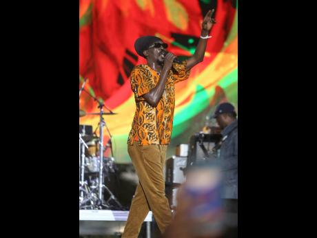 The original fireman, Anthony B, called for an end to crime and violence during his performance at Rebel Salute.