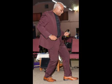 Rev’d Al Miller at the launch of Reggae Month 2021. 