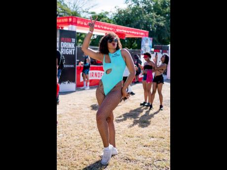 Credit: Contributed Kerry-Ann ‘Chiney K’ Collins was ready for the battlefield!