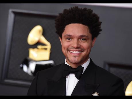 Trevor Noah appears at the 63rd annual Grammy Awards in Los Angeles on March 14, 2021. 