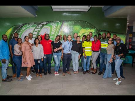 Guess your mentor! Following a laughter-filled game of employees guessing their mentors, they all finally huddled with their correct pair. Red Stripe has officially launched its 10-month-long mentorship programme. 
