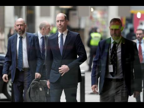 Credit: AP Kin Cheung Britain's Prince William, The Prince of Wales, leaves after a visit to the British Red Cross at its headquarters in London, Tuesday, Feb. 20, 2024. The Prince of Wales undertakes engagements which recognise the human suffering caused by the ongoing war in