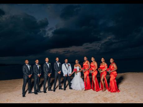 Credit: Joel Photography In the presence of their loved ones, including their wedding party, Jhaneil and Romaine exchanged vows and declared ‘I do’.