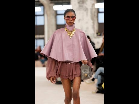 Chloe’s collection unveiled on Thursday at Paris Fashion Week was a callback to its youthful 1970s boho spirit, with Jamaican model ingenue Dru Campbell among its cast.