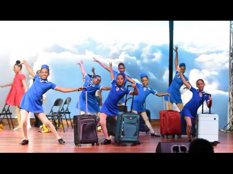 Credit: Contributed Performers in airline uniform kicking up a storm.