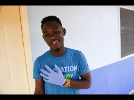 Christo Romain, one of the adult caregivers from HaitiChildren.