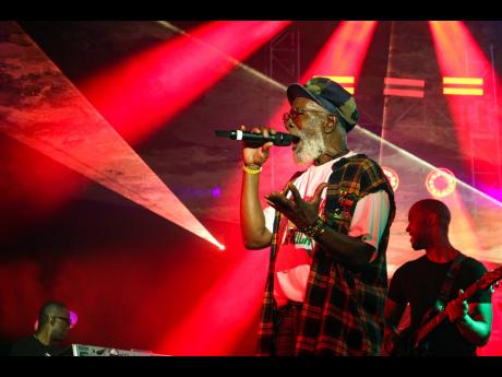 Credit: File Burning Spear brings the fire to the microphone on the Welcome to Jamrock Reggae Cruise 2022. Spear’s Grammy-nominated album, No Destroyer’, won the Toots Hibbert award for Best Album/CD.