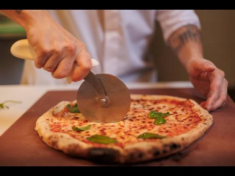 Fancy a slice of the margherita fresh basil and extra virgin olive oil pizza?
