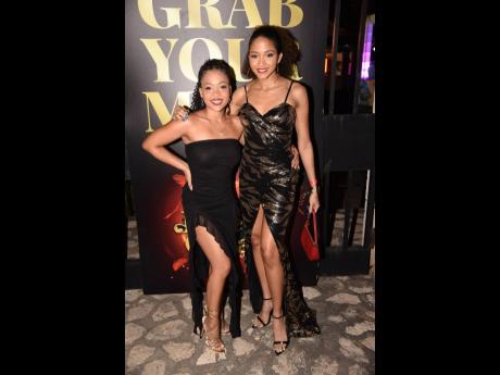 Babes in black: Georgia ‘Gia’ Bailey (left) and Maria Hetey.