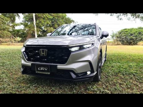 Credit: Kareem LaTouche The 2024 CR-V cuts a striking figure with its sculpted lines, confident stance, and LED lighting that shines as bright as its capabilities.