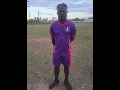 
Tivoli right back, Alton Lewis.