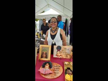 Credit: Contributed Photos A Manchester businesswoman displaying some of her products.