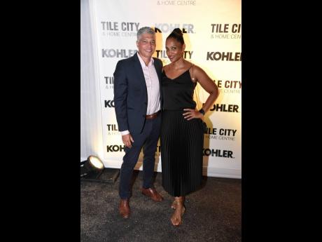 Credit: Antoine Lodge This lovely husband-and-wife duo, Richard and Shanna Green-Coe, pauses for a quick photo op.