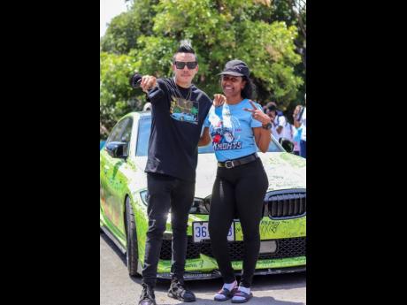 Credit: Car enthusiast and vlogger Nick Lue with Safarah Danhi, coordinator of People, Brand and Culture.