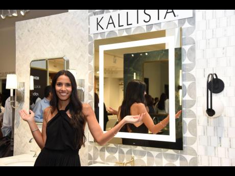 Credit: Antoine Lodge Newcomer to the interior design industry, Karina Matalon, ensured that the marble titles were the shining stars of her Kallista ensemble.