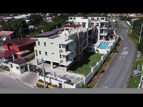  The controversial Birdsucker Drive, St Andrew, development.