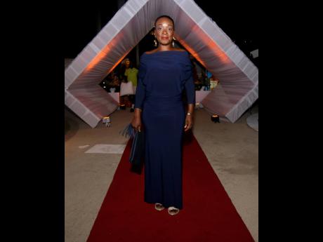 Senator Janice Allen, Opposition spokesperson on tourism, looks radiant, posing for our camera.