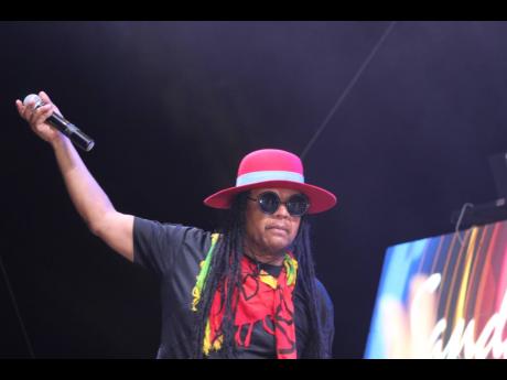 Credit: Paul Williams Reggae legend Maxi Priest feeling out the crowd during his well-received performance during the closing celebration at Sandals in Montego Bay.