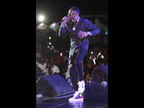 Bounty Killer performing at Sashi Live held on Saturday at Grizzly’s Plantation Cove, St Ann.