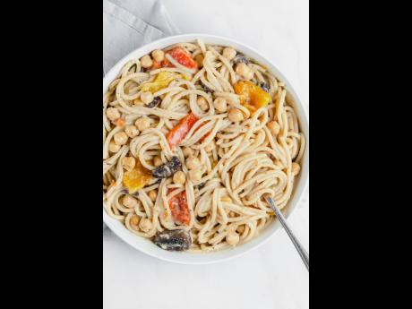 Credit: Contributed This coconut milk pasta is both vegan and gluten-free.