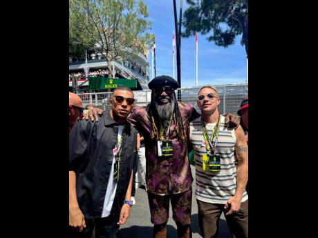 From left: Kylian Mbappe, Chris Gayle and Diplo.