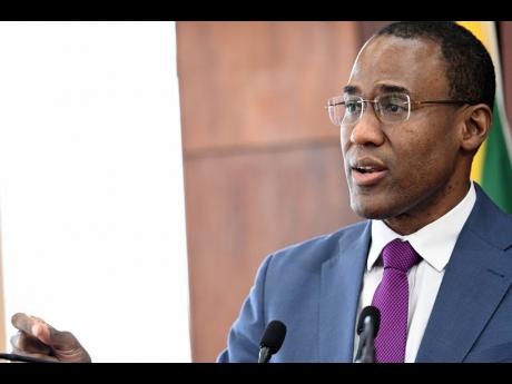 Finance Minister Dr Nigel Clarke