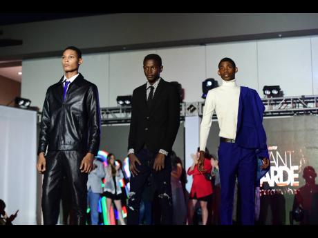 Credit: Antoine Lodge The top three male contestants for this year’s competition were (from left) Sajar Graham, Deandre Carr and Nikul Patterson.